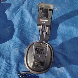 Labtec C-184 Black Headphones NWOT